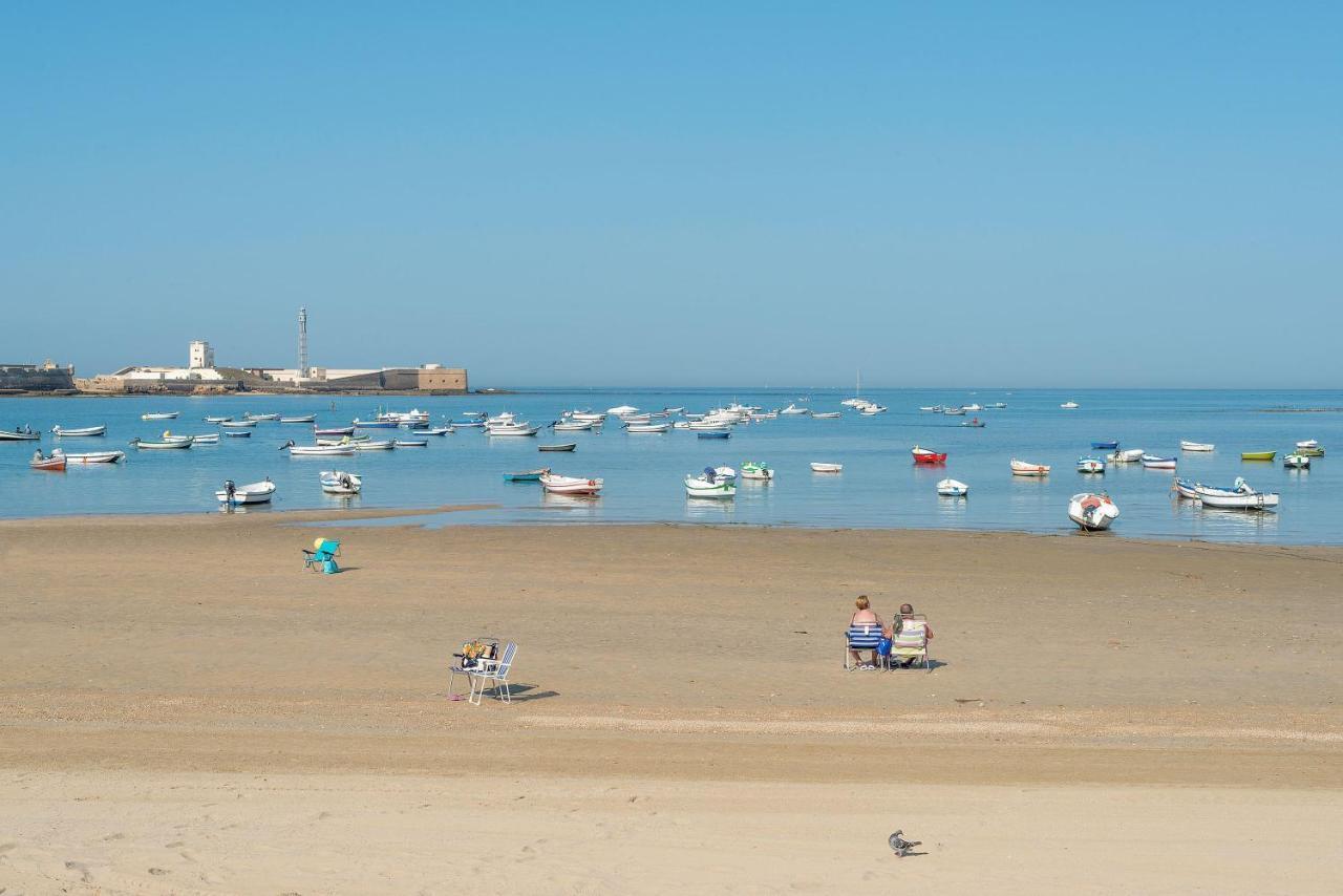 Apto Argueelles Vistas A La Bahia Cádiz Exterior foto